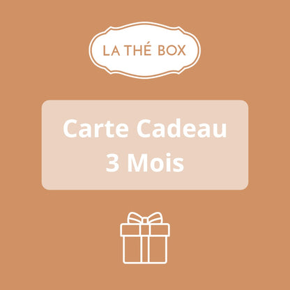 Carte cadeau 3 mois d'aventure