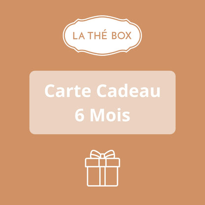 Carte cadeau 6 mois d'aventure