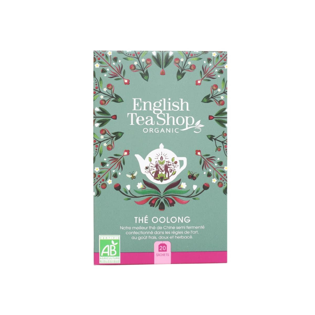 Boîte de 20 infusettes English Tea Shop thé Oolong bio