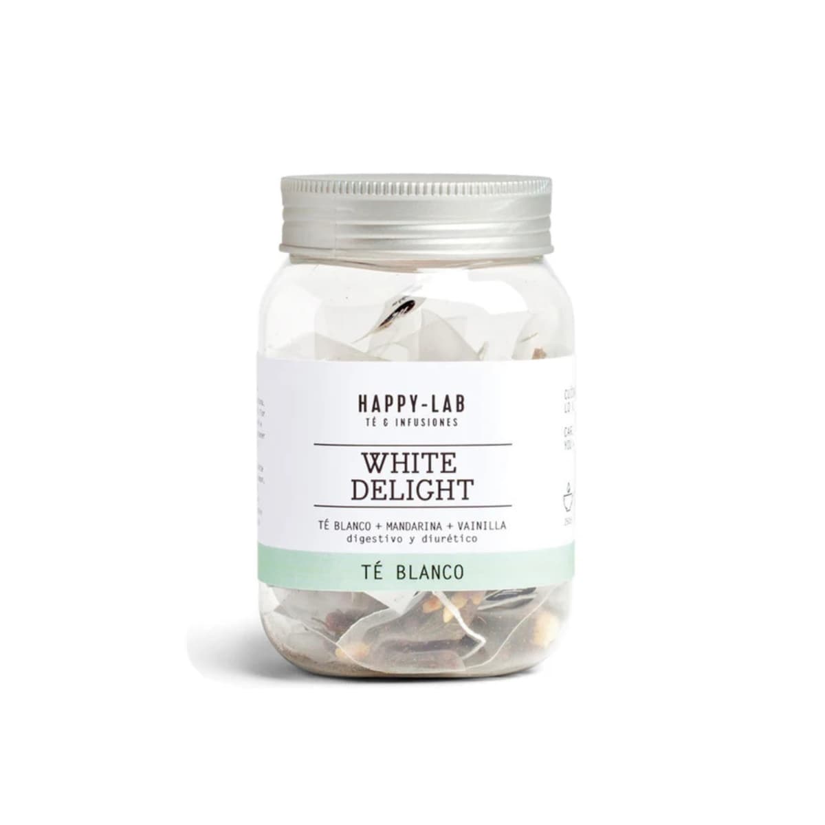 Boîte infusettes Happy-Lab, thé blanc White Delight